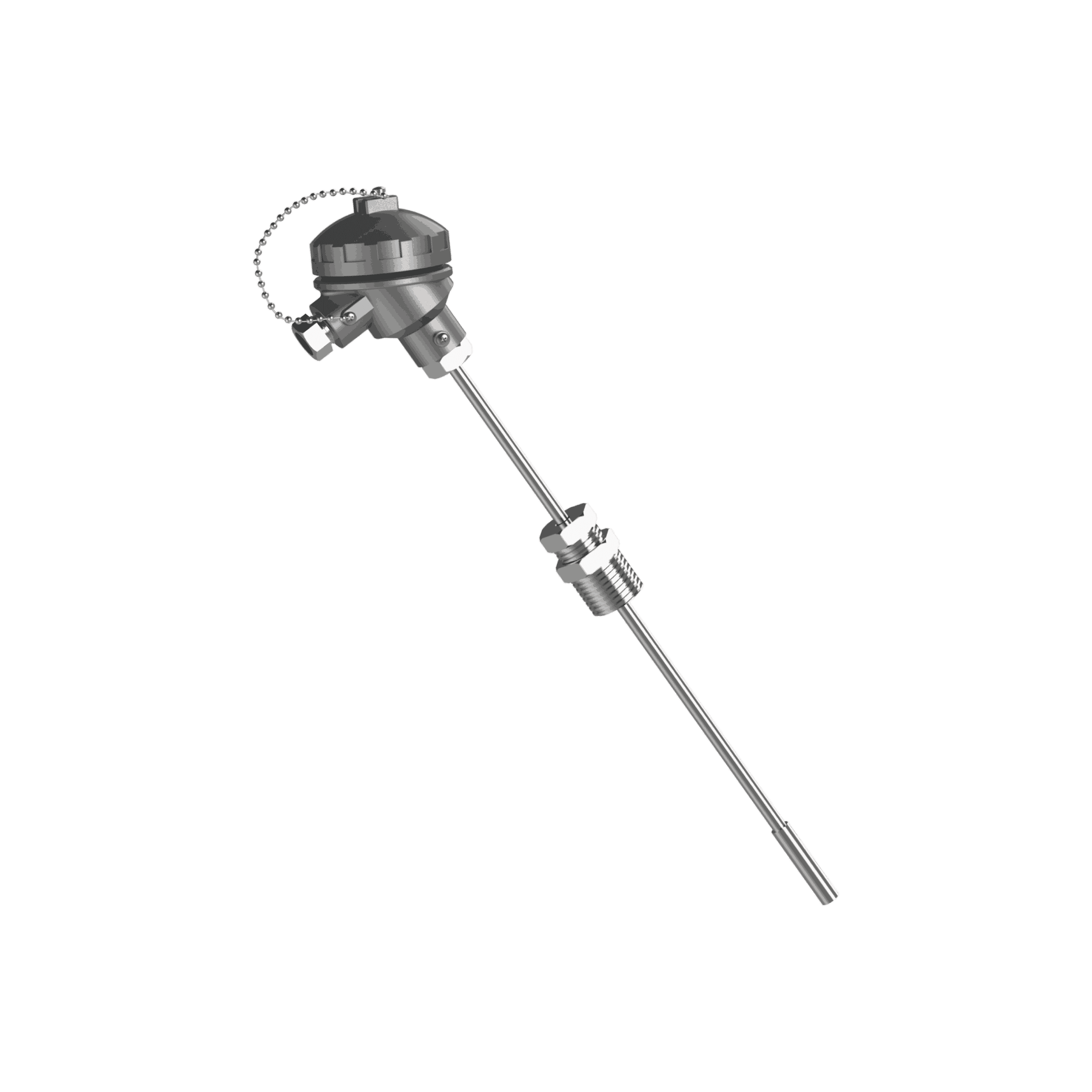 Sonde Pt100 standard R-103 avec tête et ensemble de pointe